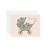 Rifle Paper Co. Floral Pram New Baby Card