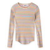 Molo Rochelle Ribbed l/s Top 7-12 ~ Sand Rainbow