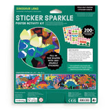 Mudpuppy Dinosaur Land Sticker Sparkle Poster Activity Kit