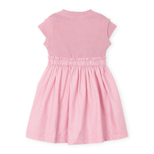 Mayoral Girls Cap Sleeve Dress ~ Rose