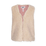 Molo Hatcha Faux Fur Vest ~ Whisper Pink