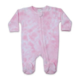 Baby Steps Tie Dye Zip Footie ~ Leah