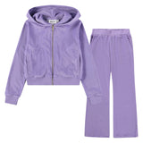 Molo Milla Zip Hoodie & Adoria Sweatpants Set ~ Violette
