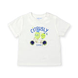 Mayoral Baby Boy Citrusly Cool Tee & Drawstring Shorts Set ~ White/Lime