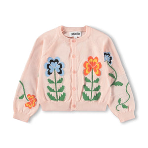 Molo Baby Gert Knit Cardigan & Sol Pants Set ~ Folklore Garden