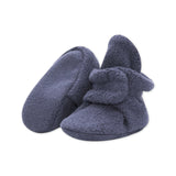 Zutano Cozie Fleece Booties ~ Denim