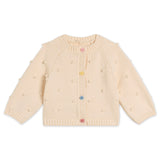 Stella McCartney Baby Girl Popcorn Knit Cardigan ~ Off White