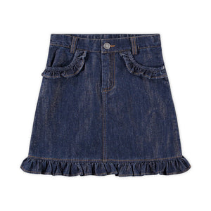 Molo Berit Skirt ~ Mid Blue Glitter
