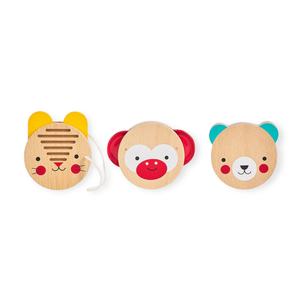 Petit Collage Animal Friends Wooden Music Percussion Set