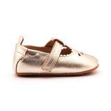 Old Soles Droplet T-Strap Baby Shoe ~ Gold