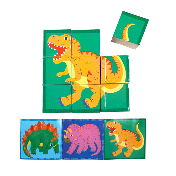 eeBoo Dinosaur Picture Blocks Puzzle – Born Yesterday