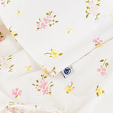 Petit Bateau Floral Print s/s Blouse & Bloomer Set ~ White Multi