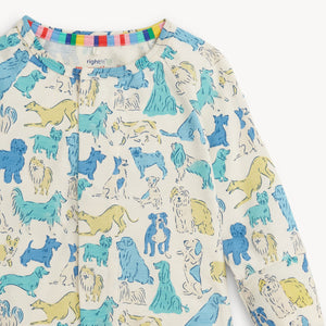 Magnetic Me Modal Convertible Romper ~ It's A Paw-ty Blue