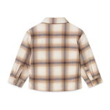 Mayoral Baby Boy Sherpa Lined Check Overshirt ~ Cookie