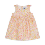 Petit Bateau Baby Sleeveless Printed Dress w/ Bows ~ Multi