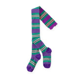 Molo Stripy Tights ~ Purple Stripe