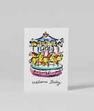 Wrap Welcome Baby Carousel Baby Card