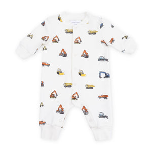 Angel Dear French Terry Romper ~ Construction Vehicles