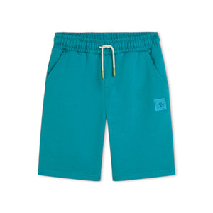 Scotch & Soda Boys Logo Sweatshorts ~ Tahitian Teal