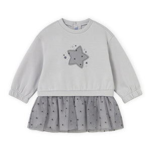 Mayoral Baby Girl Voile Dress ~ Pearl