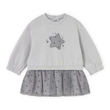 Mayoral Baby Girl Voile Dress ~ Pearl