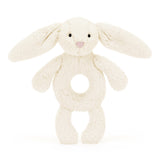 Jellycat Bashful Cream Bunny Ring Rattle