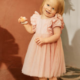 Molo Baby Cheyanne Dress ~ Petal Blush
