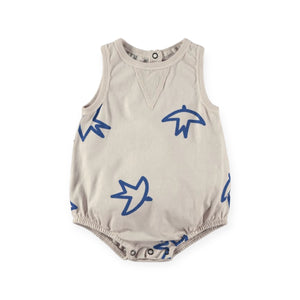 Babyclic Printed Bubble ~ Birds Fly/Ivory