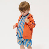 Bobo Choses Baby Zip Hoodie ~ Orange
