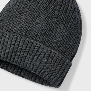 Mayoral Boys Knit Hat ~ Heather Shadow