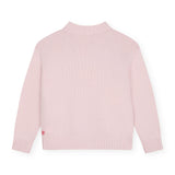 Billieblush Studded Heart Knit Sweater 7-12 ~ Baby Pink