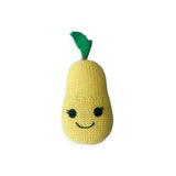 Estella Knit Baby Rattle ~ Pear