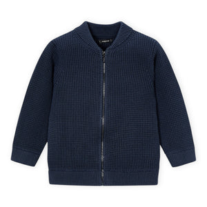Mayoral Boys Knit Zip Cardigan ~ Navy