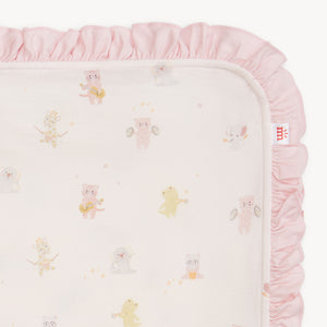 Magnetic Me Modal Ruffle Blanket ~ Baby Beats Pink