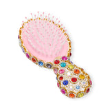Bari Lynn Jeweled Hair Brush ~ Multi