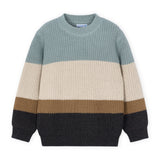 Mayoral Boys Color Block Knit Sweater ~ Glacial