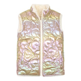 Appaman Girls Reversible Puffer Vest ~ Rose Gold