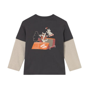 Mayoral Baby Boy Layered l/s T-Shirt ~ Shadow