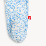 Magnetic Me Modal Footie ~ Herds of a Feather Blue