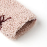 Rylee + Cru Baby Fleece Bunting ~ Bows/Blush