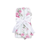 Angel Dear Ruffle Blanket ~ Cabbage Rose Stripe