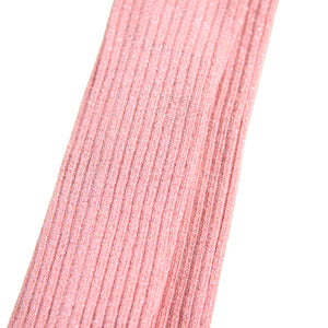 Molo Baby Glitter Ribbed Tights ~ Blush