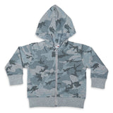 Mish Camo Zip Hoodie, Bolt l/s Tee & Joggers Set ~ Grey/Heathered Black
