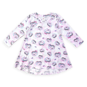 Esme l/s Hi-Lo Lounge Dress ~ Unicorn Love