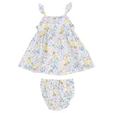 Angel Dear Ruffle Sundress w/ Bloomer ~ Samantha Floral