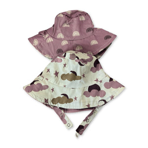 Urban Baby Bonnets Reversible Bucket Hat ~ Cloudy Dawn