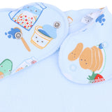 Angel Dear Bandana Bib ~ Breakfast Club Blue