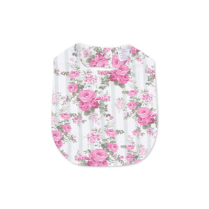 Angel Dear Feeding Bib ~ Cabbage Rose Stripe