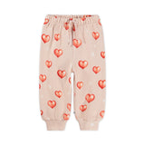 Molo Baby Disc Sweatshirt & Simeon Sweatpants Set ~ Airbrush Hearts