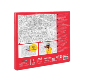 Omy Giant Coloring Poster ~ Supermarket